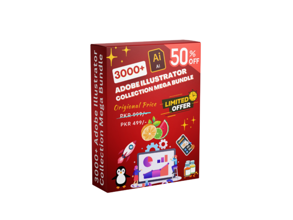 3000+ Adobe Illustrator Collection Mega Bundle