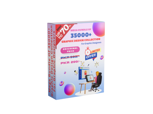 Mega Bundle Of 35000+ Graphic Design Collection For Graphic Designers